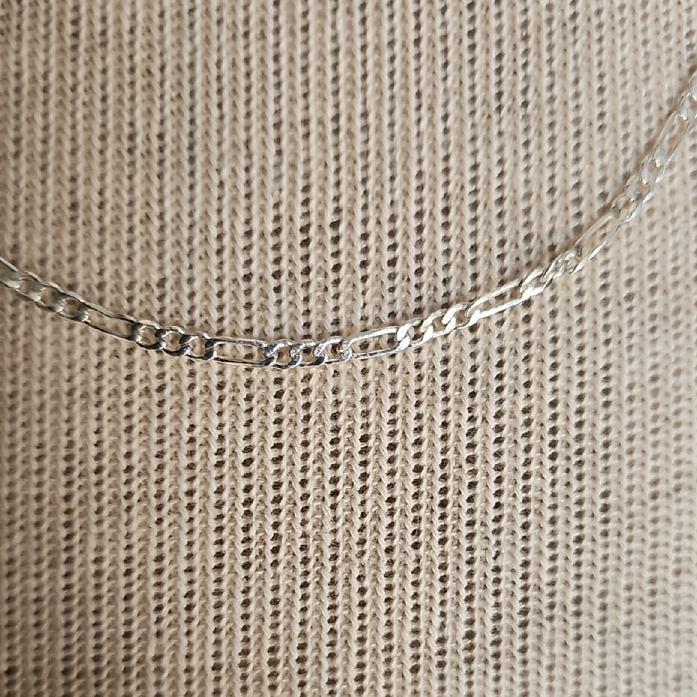 Elegant Silver Chain Necklace 19½ Chain
